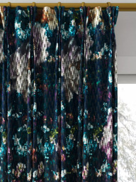 Clarke & Clarke Camile Made to Measure Curtains or Roman Blind, Midnight - thumbnail 6
