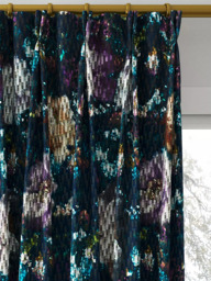 Clarke & Clarke Camile Made to Measure Curtains or Roman Blind, Midnight - thumbnail 4