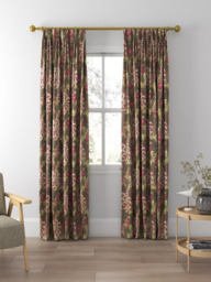 Morris & Co. The Brook Tapestry Made to Measure Curtains or Roman Blind, Tapestry Red - thumbnail 5