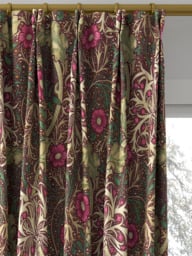 Morris & Co. The Brook Tapestry Made to Measure Curtains or Roman Blind, Tapestry Red - thumbnail 4
