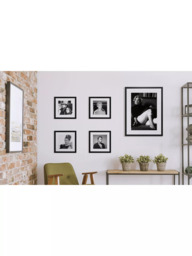 Brookpace Lascelles Robert Redford & Barbra Streisand Framed Photographic Print & Mount, 46 x 46cm, Black/White - thumbnail 2