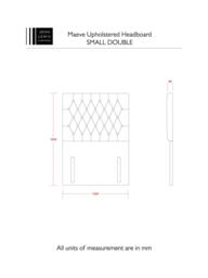 John Lewis Maeve Full Depth Upholstered Headboard, Small Double - thumbnail 4