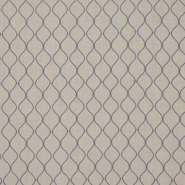 John Lewis Ellewood Knot Made to Measure Curtains or Roman Blind, Denim - image 1