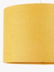 John Lewis Sophia Pure Linen Drum Lampshade - thumbnail 4