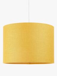 John Lewis Sophia Pure Linen Drum Lampshade - thumbnail 3