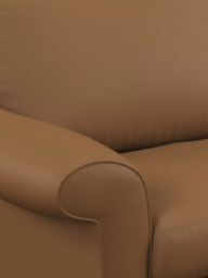John Lewis Camber Large 3 Seater Leather Sofa, Dark Leg - thumbnail 6