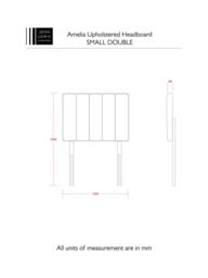 John Lewis Amelia Upholstered Headboard, Small Double - thumbnail 4