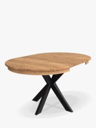 John Lewis Woburn Straight Edge Oval Extending Dining Table, Natural - thumbnail 4