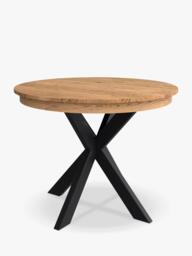 John Lewis Woburn Straight Edge Oval Extending Dining Table, Natural - thumbnail 2