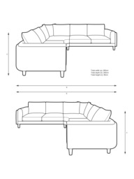 John Lewis Harbour Corner Sofa, Light Leg, Aquaclean Matilda Natural - thumbnail 2