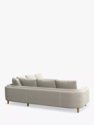 John Lewis Harbour Corner Sofa, Light Leg, Aquaclean Matilda Natural - thumbnail 5