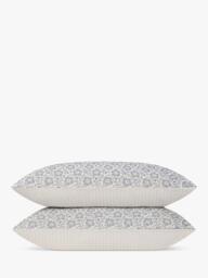 Piglet in Bed Folk Floral Bedding, Dusk Blue - thumbnail 5