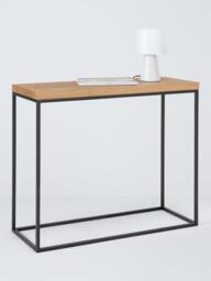 John Lewis Calia Compact Console Table, Solid Oak - thumbnail 4
