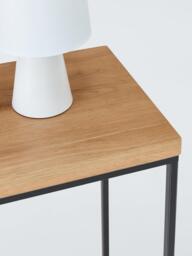 John Lewis Calia Compact Console Table, Solid Oak - thumbnail 3