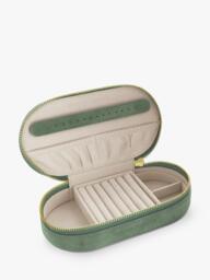 Monica Vinader Suede Pebble Zip Jewellery Box - thumbnail 2