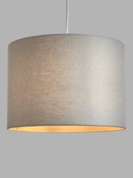 John Lewis Sophia Pure Linen Drum Lampshade - thumbnail 3