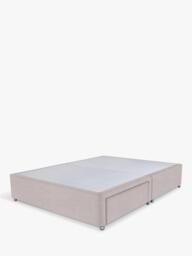 John Lewis Non-Sprung Upholstered 2 Drawer Divan Base, Small Double
