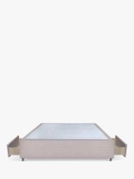 John Lewis Non-Sprung Upholstered 2 Drawer Divan Base, Small Double - thumbnail 4