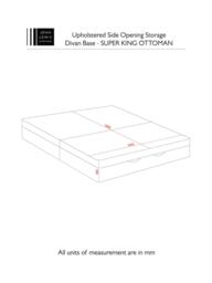 John Lewis Non-Sprung Upholstered Ottoman Storage Divan Base, Super King Size - thumbnail 4