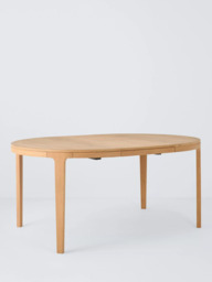 John Lewis Mira II Extending Round Dining Table, Oak - thumbnail 6