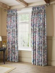 John Lewis Penelope Pair Blackout Lined Pencil Pleat Curtains, Dusty Mauve - thumbnail 3