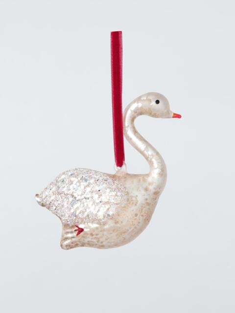 John Lewis The Curator Swan Bauble, Silver - image 1