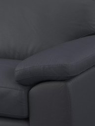 John Lewis Camden LHF Chaise Leather Sofa Bed, Light Leg - thumbnail 6