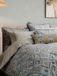 Bedeck of Belfast Rayanne Duvet Cover Set, Teal Green - thumbnail 2