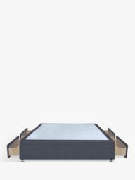 John Lewis Non-Sprung Upholstered 4 Drawer Divan Base, Double - thumbnail 4
