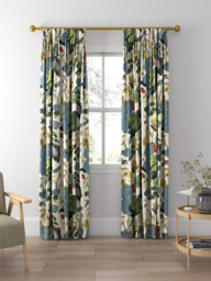 GP & J Baker Nympheus Made to Measure Curtains or Roman Blind, Stone/Pistachio - thumbnail 5