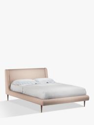 John Lewis Mid-Century Sweep Upholstered Bed Frame, Double - thumbnail 1