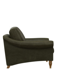 John Lewis Camber Small 2 Seater Leather Sofa, Light Leg - thumbnail 3