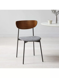 west elm Modern Petal Dining Chair, Platinum - thumbnail 3
