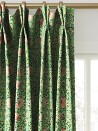 Morris & Co. Pimpernel Made to Measure Curtains or Roman Blind, Shamrock/Watermelon - thumbnail 4