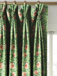 Morris & Co. Pimpernel Made to Measure Curtains or Roman Blind, Shamrock/Watermelon - thumbnail 6
