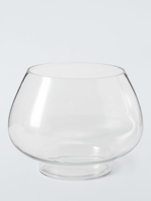 John Lewis Oval Glass Vase, H28.5cm, Clear - image 1