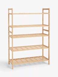 John Lewis Bamboo Shoe Rack, 3 Tier - thumbnail 5