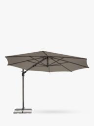 KETTLER Luna Aluminium Cantilever Round Parasol & Base, 3m - thumbnail 1