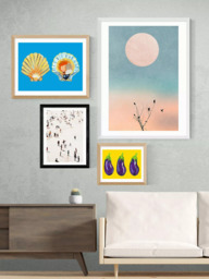 EAST END PRINTS Rafael Farias 'Beach Life' Framed Print - thumbnail 2