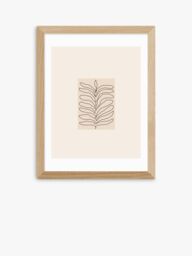 EAST END PRINTS Flower Love Child 'Organics' Framed Print