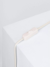 Orla Kiely Pink Stem Ceramic Table Lamp, Navy/Pink - thumbnail 5