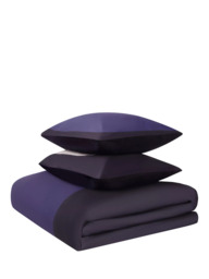 Jasper Conran London 300 Cotton Thread Colour Block Duvet Cover Set - thumbnail 6