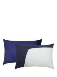 Jasper Conran London 300 Cotton Thread Colour Block Duvet Cover Set - thumbnail 5