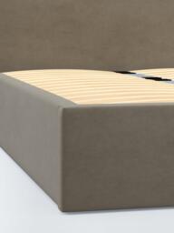 John Lewis Emily Drawer End Upholstered Bed Frame, Double - thumbnail 4