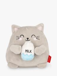 Legami Mini Kitty Super Soft! Cushion, Grey - thumbnail 1