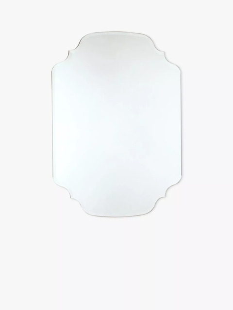 Laura Ashley Rochelle Bevelled Glass Wall Mirror, 72 x 100cm, Clear - image 1