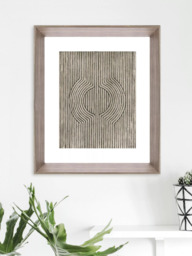Brookpace Lascelles 'Cedar Grooves IV' Framed Print, 66 x 55cm, Brown - thumbnail 2