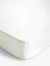 John Lewis Pure Cotton Percale Deep Fitted Sheet - thumbnail 1
