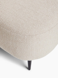 John Lewis Lozenge Footstool, Metal Legs - thumbnail 3