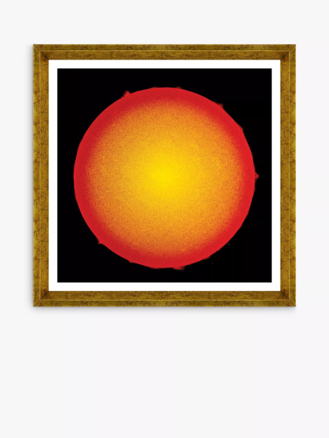 Brookpace Lascelles 'Night Skies 2' Framed Print & Mount, 66 x 66cm, Orange - image 1